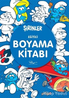 Eğitici Boyama Kitabı - Şirinler - 1