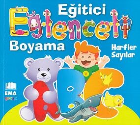 Eğitici Eğlenceli Boyama - Harfler / Sayılar - 1