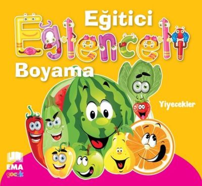 Eğitici Eğlenceli Boyama - Yiyecekler - 1