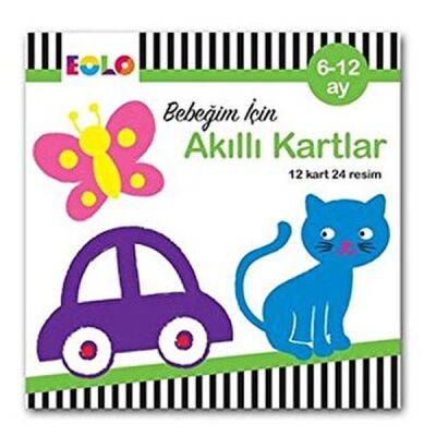 Eğitici Kartlar-Bebeğim için Akıllı Kartlar 6-12 ay - 1