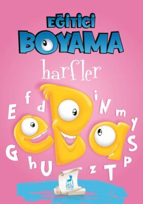 Eğitici Öğretici Boyama - Harfler - 1