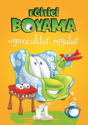 Eğitici Öğretici Boyama - Oyuncaklar Eşyalar - 1