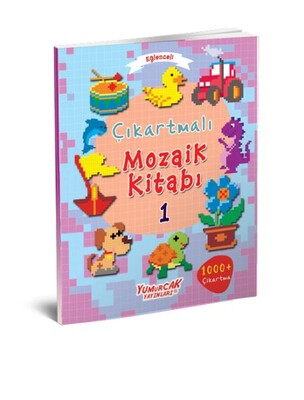 Eğlenceli Çıkartmalı Mozaik Kitabı Seti (4 Kitap Takım) - Yumurcak Yayınları