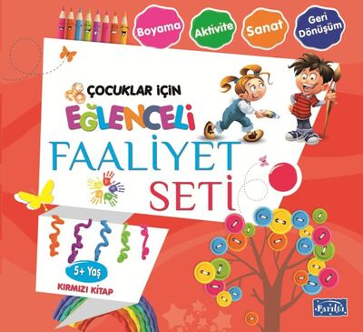 Eğlenceli Faaliyet Seti - Kırmızı Kitap - 5+ Yaş - 1