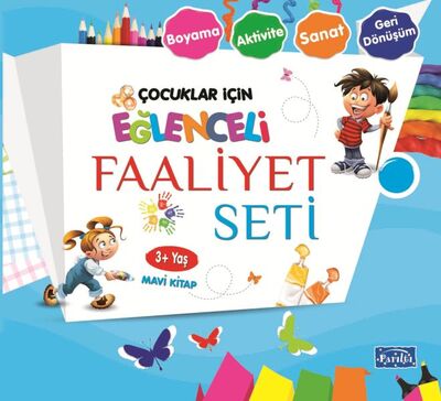 Eğlenceli Faaliyet Seti - Mavi Kitap - 3+ Yaş - 1