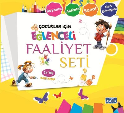 Eğlenceli Faaliyet Seti - Sarı Kitap - 3+ Yaş - 1