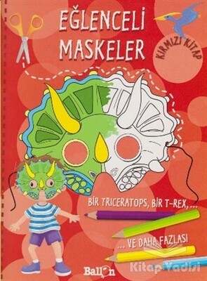 Eğlenceli Maskeler Kırmızı Kitap - Parıltı Yayınları