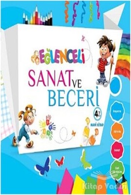 Eğlenceli Sanat ve Beceri Mavi Kitap (4 Yaş) - Parıltı Yayınları