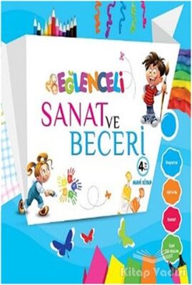 Eğlenceli Sanat ve Beceri Mavi Kitap (4 Yaş) - 1