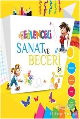 Eğlenceli Sanat ve Beceri Sarı Kitap (3 Yaş) - 1