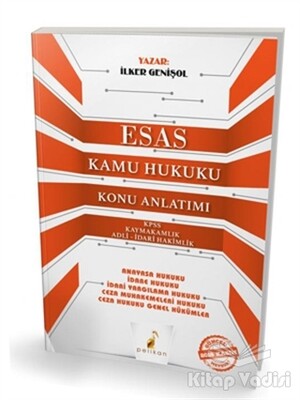 ESAS Kamu Hukuku Konu Anlatımı - Pelikan Yayıncılık