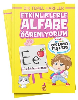 Etkinliklerle Alfabe Öğreniyorum - Ren Kitap