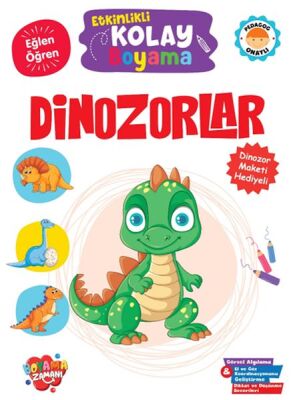 Etkinlikli Kolay Boyama – Dinozorlar - 1