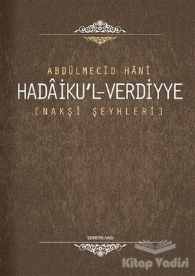 Hadaiku'l Verdiyye - Semerkand Yayınları