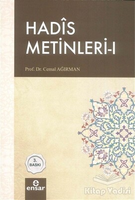 Hadis Metinleri - 1 - Ensar Neşriyat