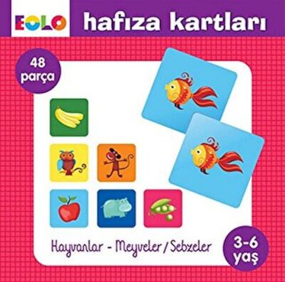 Hafıza Kartları-Hayvanlar - Meyveler&Sebzeler - 1