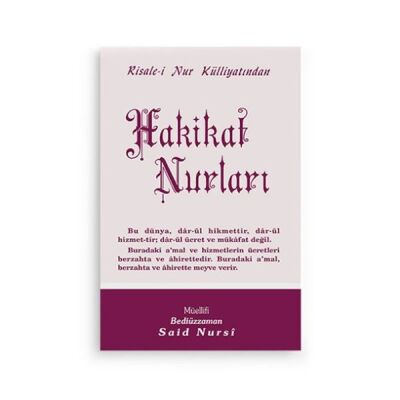 Hakikat Nurları Cep Boy - 1