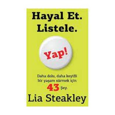 Hayal Et Listele Yap! - Butik Yayınları