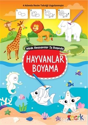 Hayvalar Boyama - Minik Ressamlar İş Başında - 1