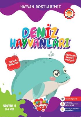 Hayvan Dostlarımız - Deniz Hayvanları Seviye 4 (5-6 Yaş) - 1