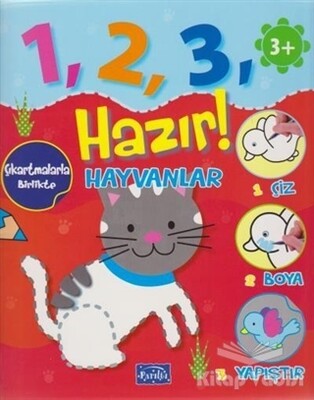 Hayvanlar - 1, 2, 3, Hazır! - Parıltı Yayınları