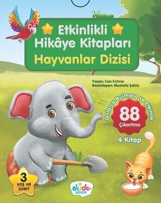 Hayvanlar Dizisi Etkinlikli Hikaye Kitapları 4 Kitap Takım - 1