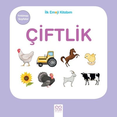 İlk Emoji Kitabım - Çiftlik - 1001 Çiçek Kitaplar