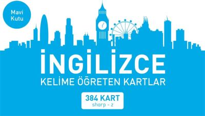 İngilizce Kelime Öğreten Kartlar Mavi Kutu (Sharp-z) - 1