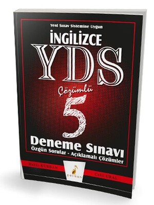 İngilizce YDS Çözümlü 5 Deneme Sınavı - Pelikan Yayıncılık