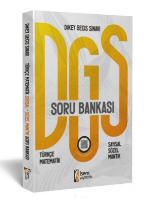 İsem 2023 Dgs Sayısal-Sözel Mantık Soru Bankası - İsem Yayıncılık