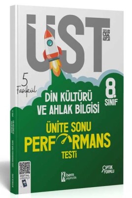 İsem Yayıncılık 2023 8. Sınıf LGS Din Kültürü ve Ahlak Bilgisi 5 Fasikül Ünite Sonu Performans Testi - İsem Yayıncılık