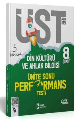 İsem Yayıncılık 2023 8. Sınıf LGS Din Kültürü ve Ahlak Bilgisi 5 Fasikül Ünite Sonu Performans Testi - 1