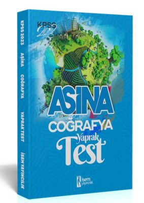 İsem Yayıncılık 2023 KPSS Lisans Aşina Coğrafya Çek Kopar Yaprak Test - 1