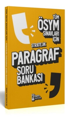 İsem Yayıncılık 2023 Tüm ÖSYM Sınavları İçin Stratejik Paragraf Soru Bankası - İsem Yayıncılık