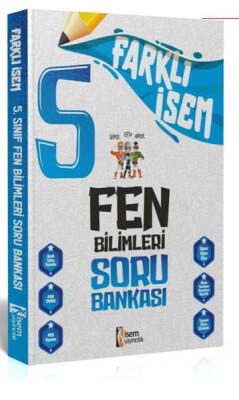 İsem Yayıncılık 2024 Farklı İsem 5.Sınıf Fen Bilimleri Soru Bankası - İsem Yayıncılık