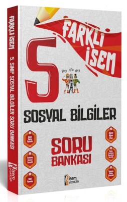 İsem Yayıncılık 2024 Farklı İsem 5.Sınıf Sosyal Bilgiler Soru Bankası - İsem Yayıncılık