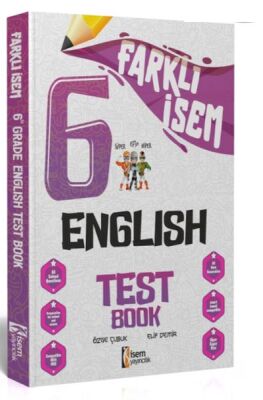 İsem Yayıncılık 2024 Farklı İsem 6.Sınıf İngilizce Soru Bankası - 1