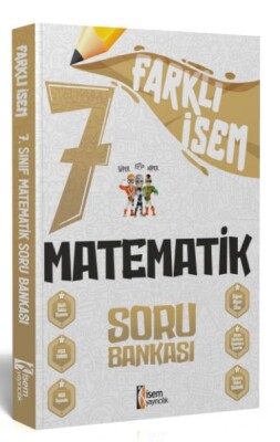 İsem Yayıncılık 2024 Farklı İsem 7.Sınıf Matematik Soru Bankası - İsem Yayıncılık