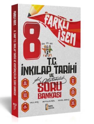 İsem Yayıncılık 2024 Farklı İsem 8.Sınıf İnkılap Tarihi Ve Atatürkçülük Soru Bankası - 1