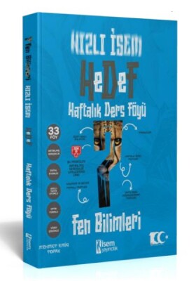 İsem Yayıncılık 2024 Hızlı Hedef 7.Sınıf Fen Bilimleri Haftalık Ders Föyü - İsem Yayıncılık