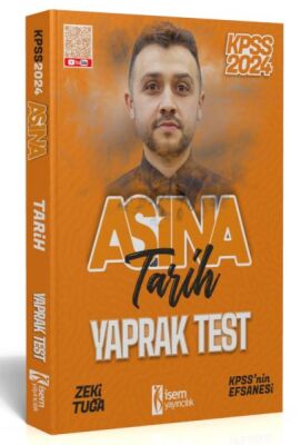 İsem Yayıncılık 2024 Kpss Aşina Tarih Çek-Kopart Yaprak Test - 1