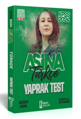 İsem Yayıncılık 2024 Kpss Aşina Türkçe Çek-Kopart Yaprak Test - 1