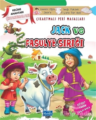 Jack ve Fasulye Sırığı - Çıkartmalı Peri Masalları - Parıltı Yayınları