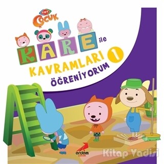 Kare İle Kavramları Öğreniyorum 1 - Erdem Yayınları