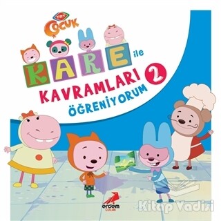 Kare İle Kavramları Öğreniyorum 2 - Erdem Yayınları