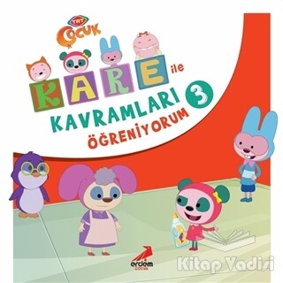 Kare İle Kavramları Öğreniyorum 3 - Erdem Yayınları