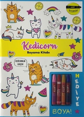 Kedicorn Boyama Kitabı - Minik Ressamlar - Doğan Egmont