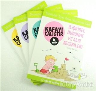 Kolay Seviye - Kafayı Çalıştır (4 Kitap Takım) - Uğurböceği Yayınları