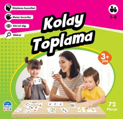 Kolay Toplama - Eğitici Yapboz - 48 Parça - 1