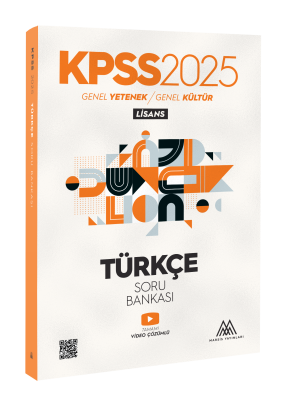 KPSS 2025 Türkçe Soru Bankası Lisans/Marsis Yayınları - Marsis Yayınları KPSS